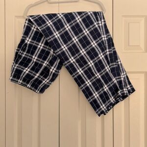 Navy plaid Boxercraft pajama bottoms XL